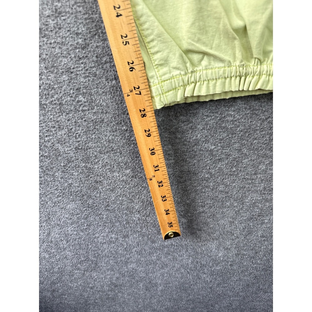 NWT American Eagle Baggy Jogger Womens 12 Lime Green Cargo High Rise Stretch - Picture 8 of 15
